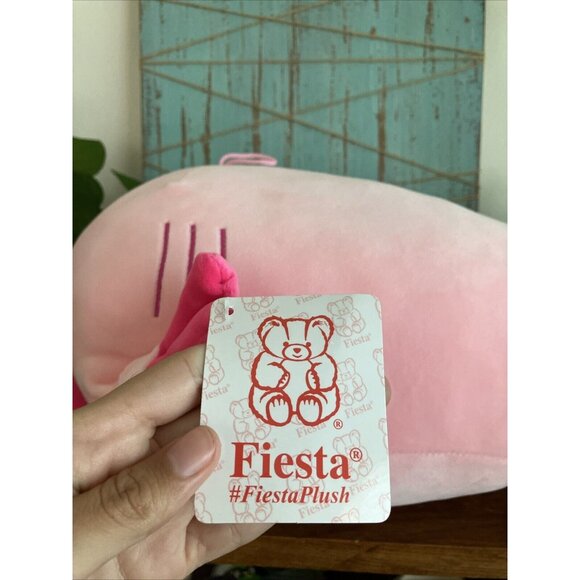 Fiesta Toys Snugglies Pink Blob Fish Plush Doll 14" Stuffed Animal Blobfish 2022 - Picture 4 of 6